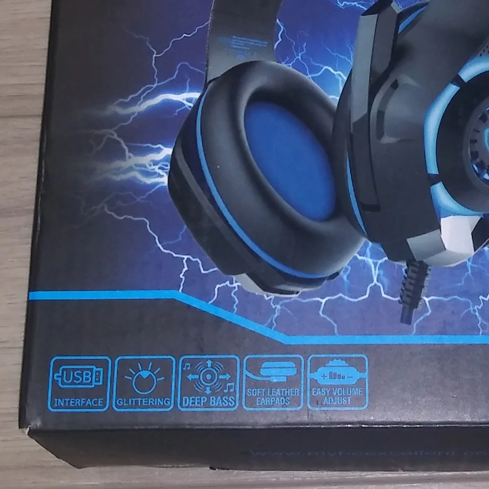 NWT Pro Gaming Headset by Bee xcellent - GM1 - Blue